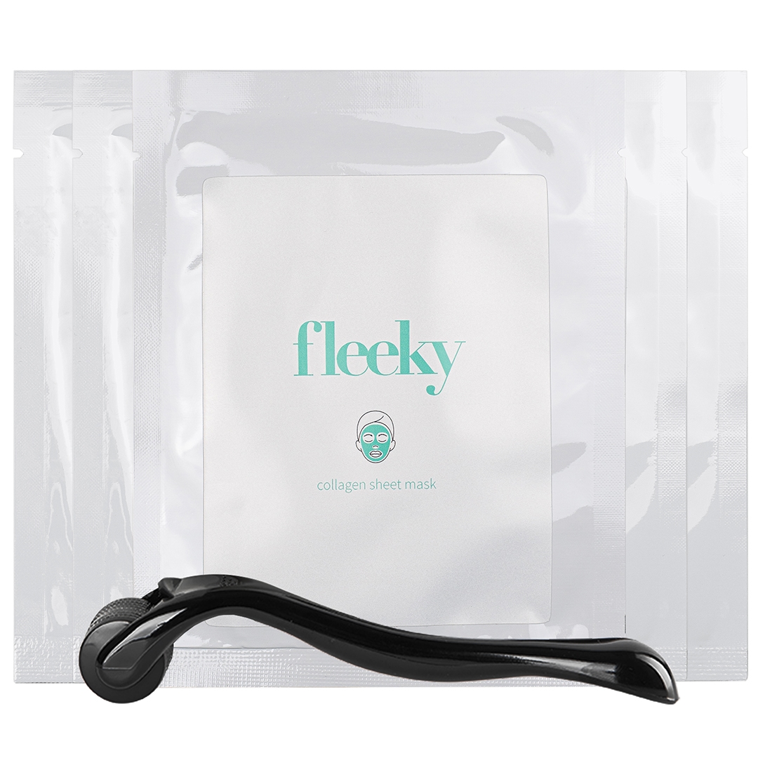 Produktbild von fleeky Face - Sheet Mask Collagen+ Roller