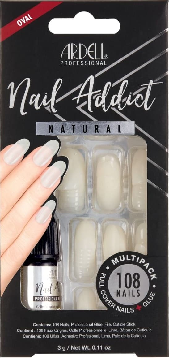 Nail Addict - Natural Oval Multipack