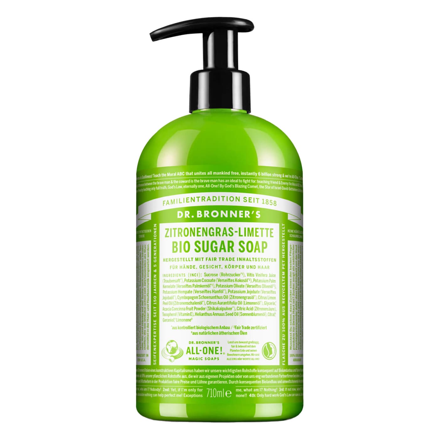 DR. BRONNER'S - Sugar Soap Lemongrass Lime