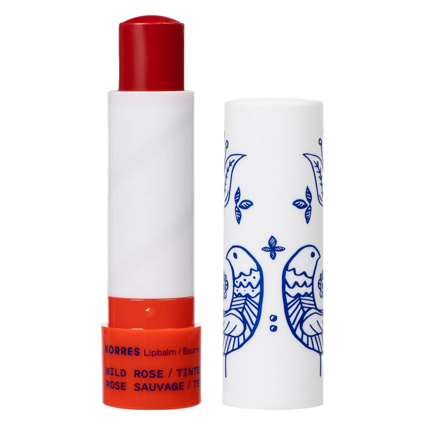 Korres Lips - Wild Rose Lip Balm Tinted Red