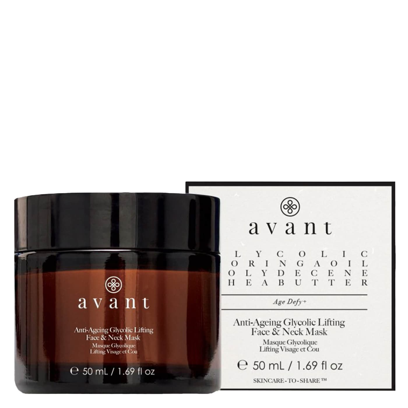 avant - Anti-Aging Glycolic Gesichts- & Halsmaske