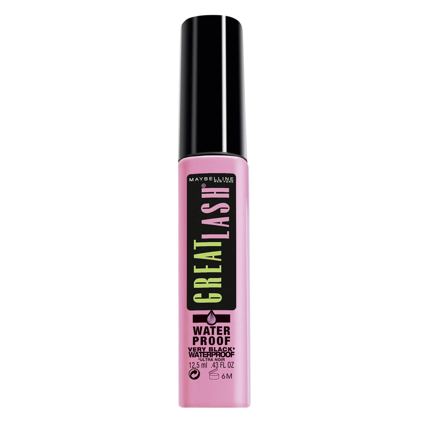 Maybelline NY Mascara - Great Lash Mascara Very Black Waterproof