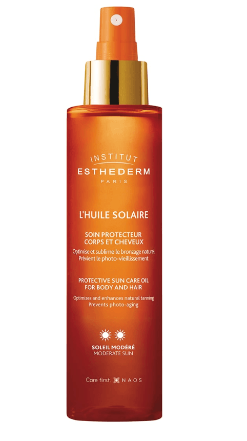 Esthederm - Protective Sun Care Oil For Body And Hair Moderate Sun