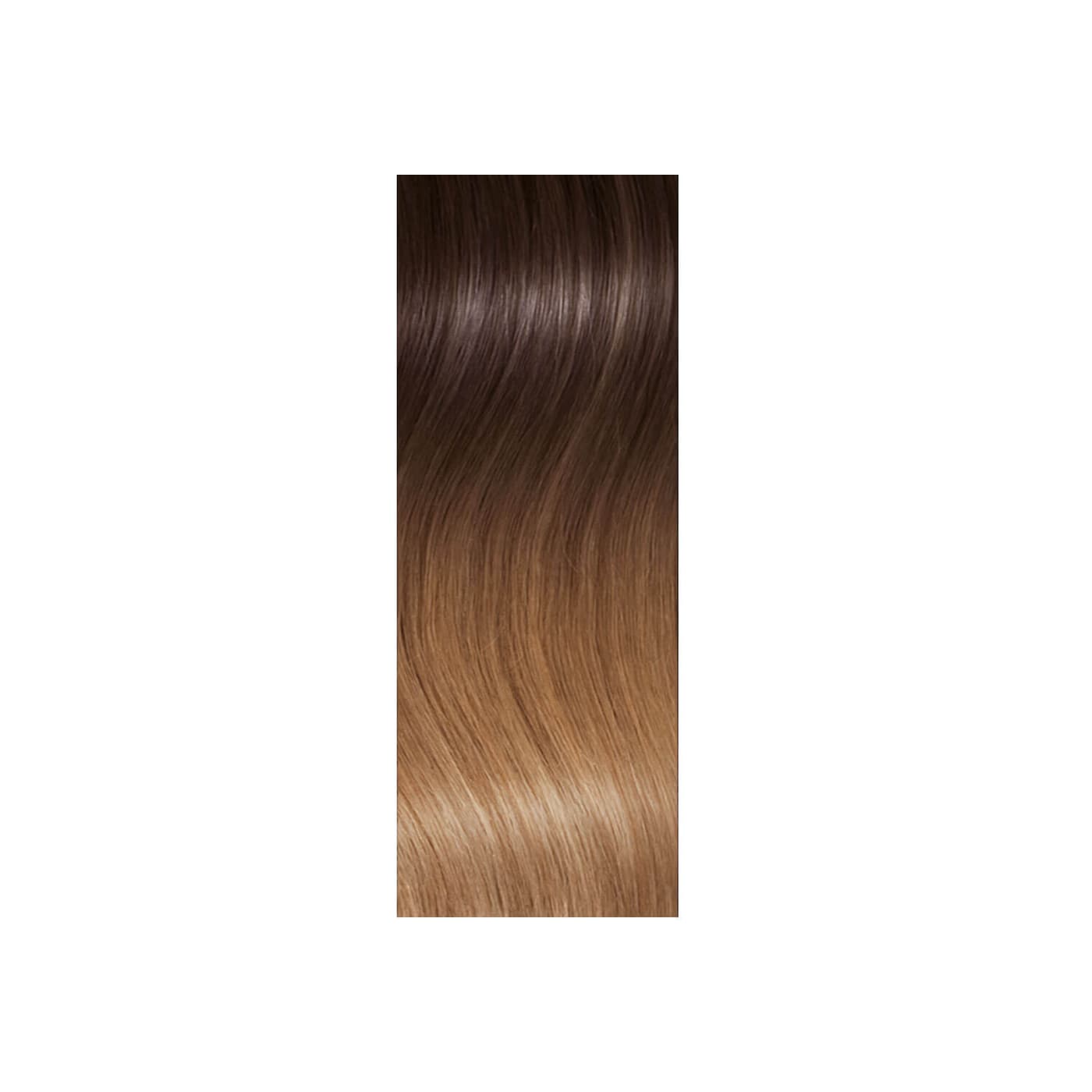 SHE Bonding-System Hair Extensions Straight Ombré - T8/26 Dunkelblond/Honigblond 55/60cm