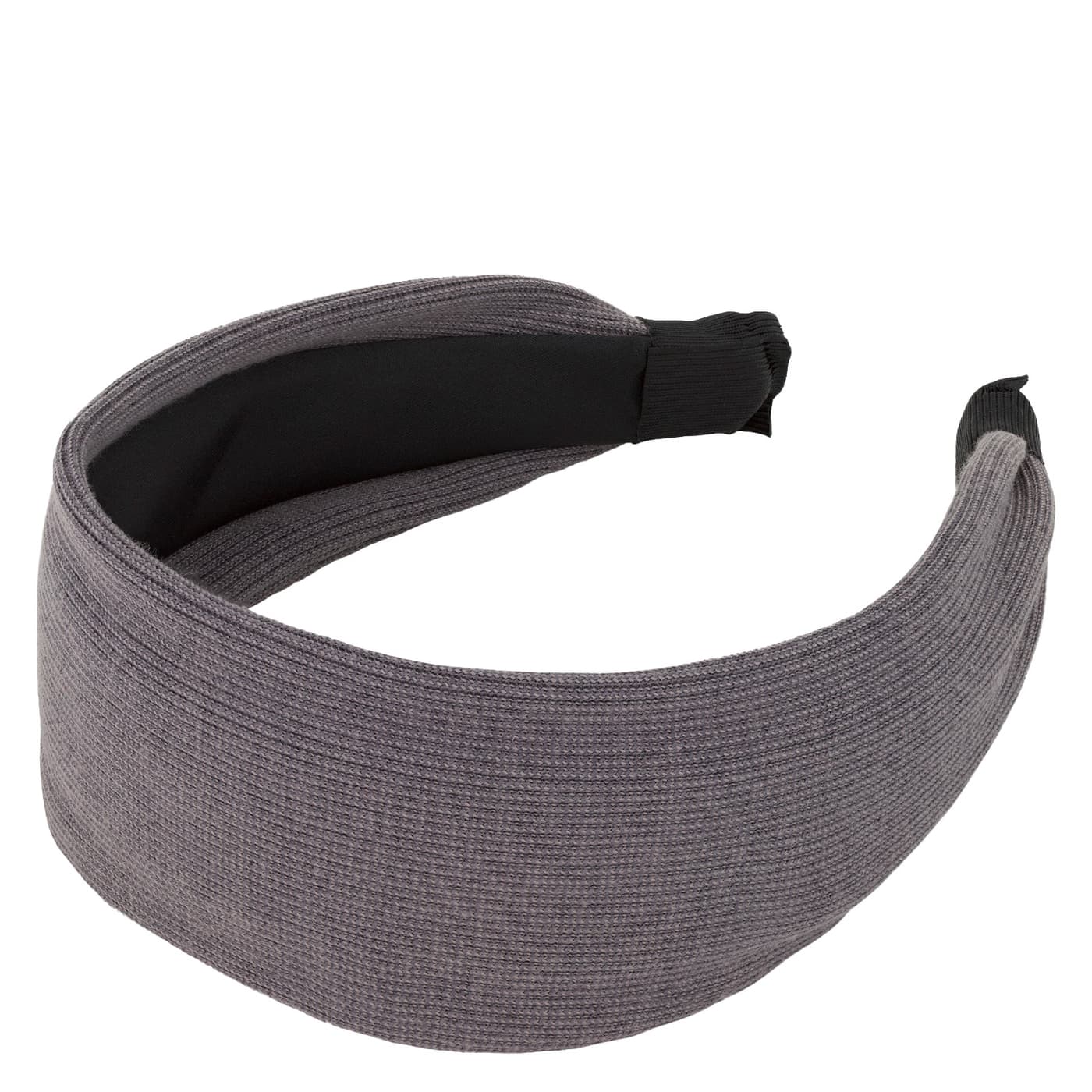 TRISA Hair - Wide knitted Hairband, grey