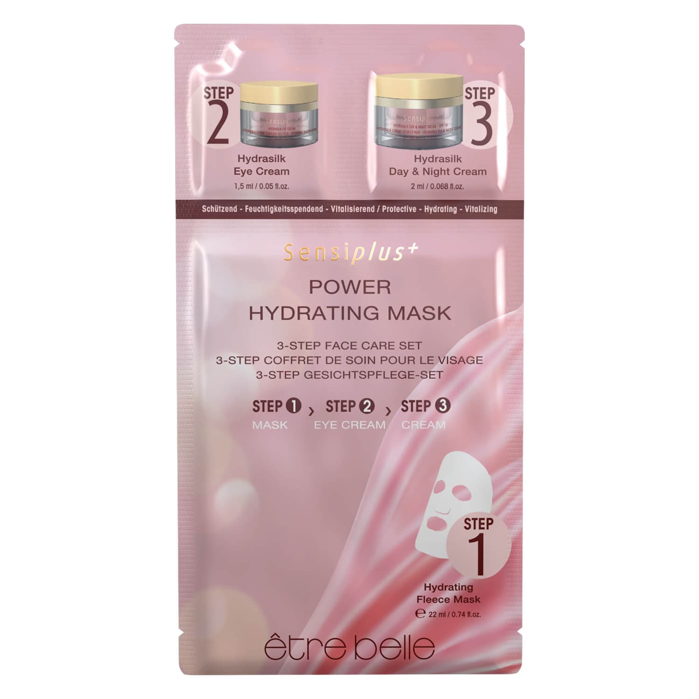 être belle - Sensiplus 3-Step Gesichtsmaske