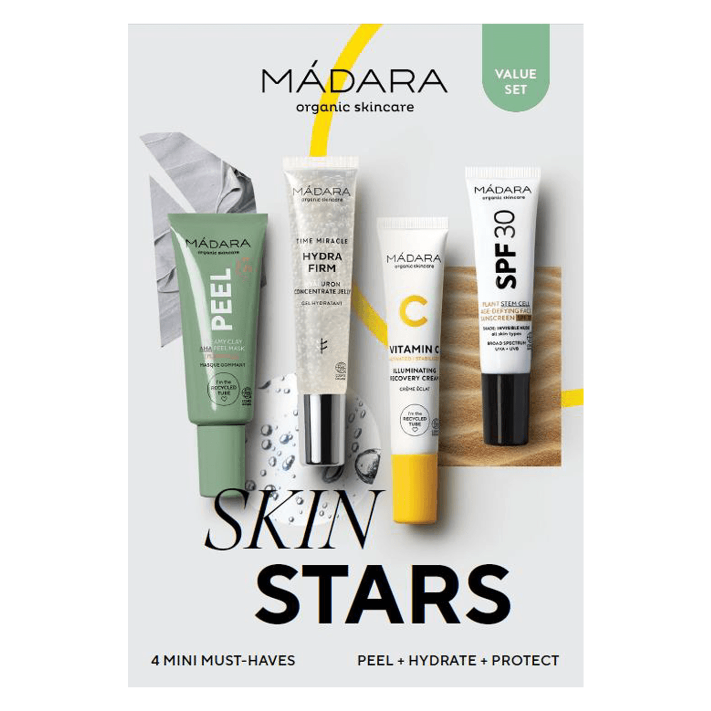 MÁDARA Care - Skin Stars 4 Mini Bestsellers Set