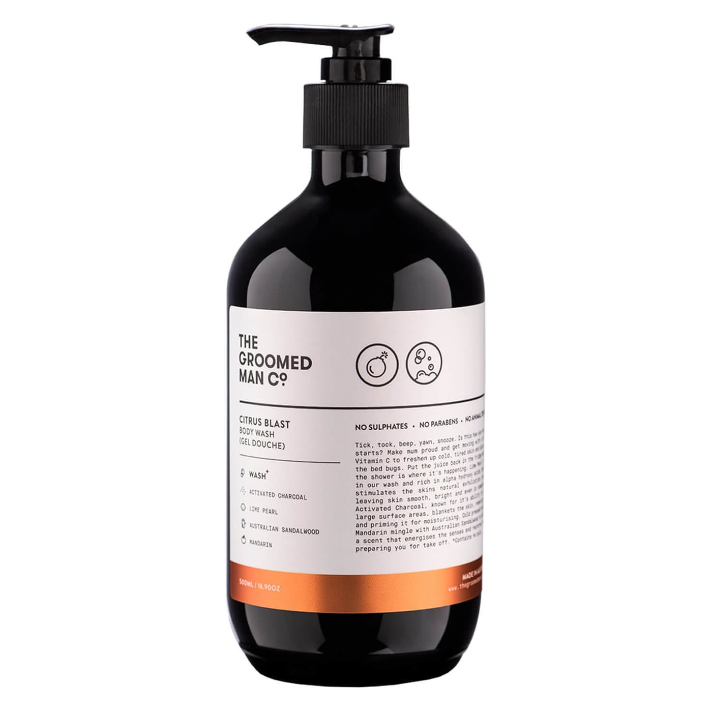 THE GROOMED MAN CO. - Citrus Blast Body Wash