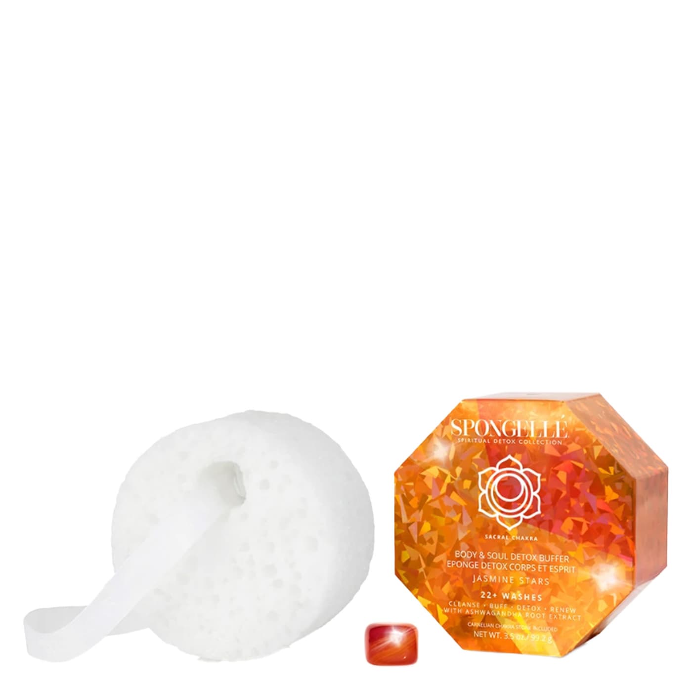 SPONGELLÉ Spiritual Detox - Body & Soul Detox Buffer Sacral Chakra Jasmine Stars