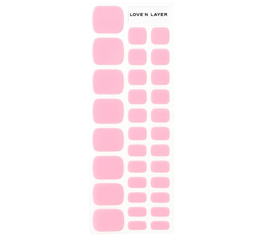 LoveNLayer - Solid Toe Poppy Pink
