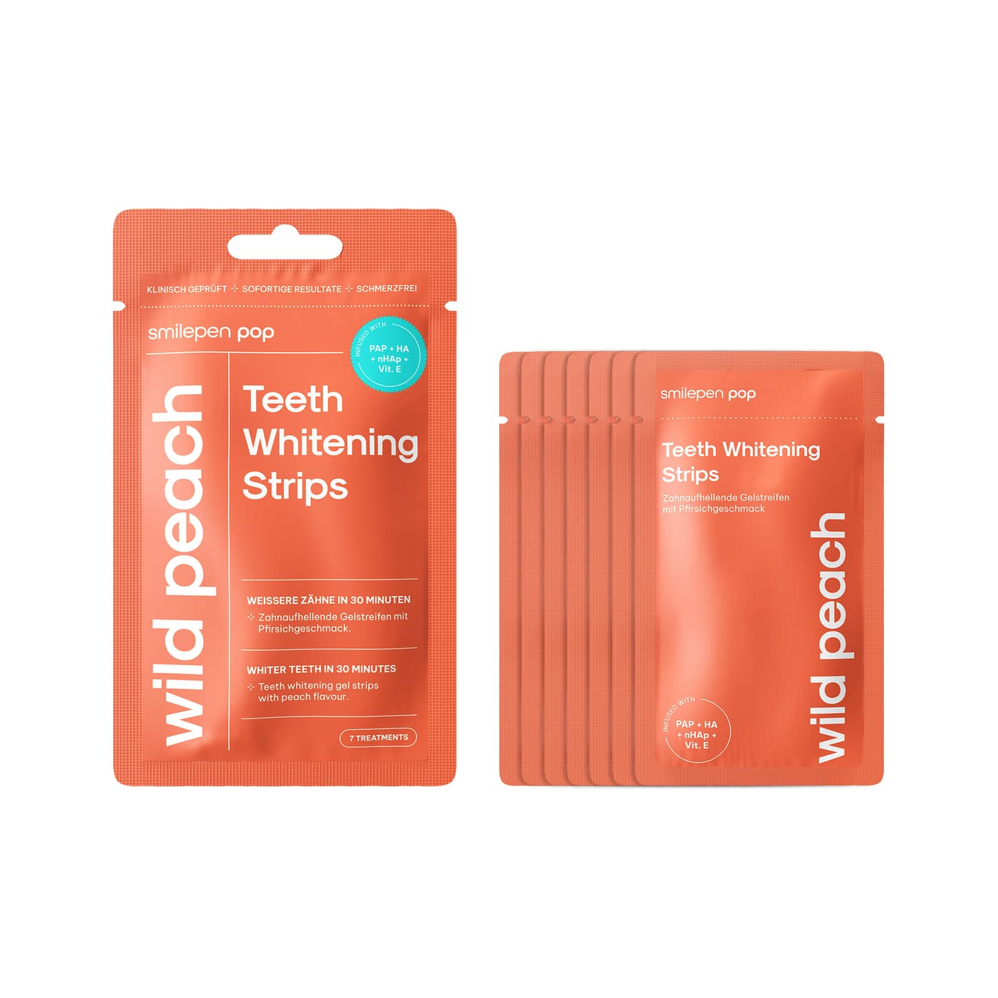 Pop - "wild Peach" Whitening Strips