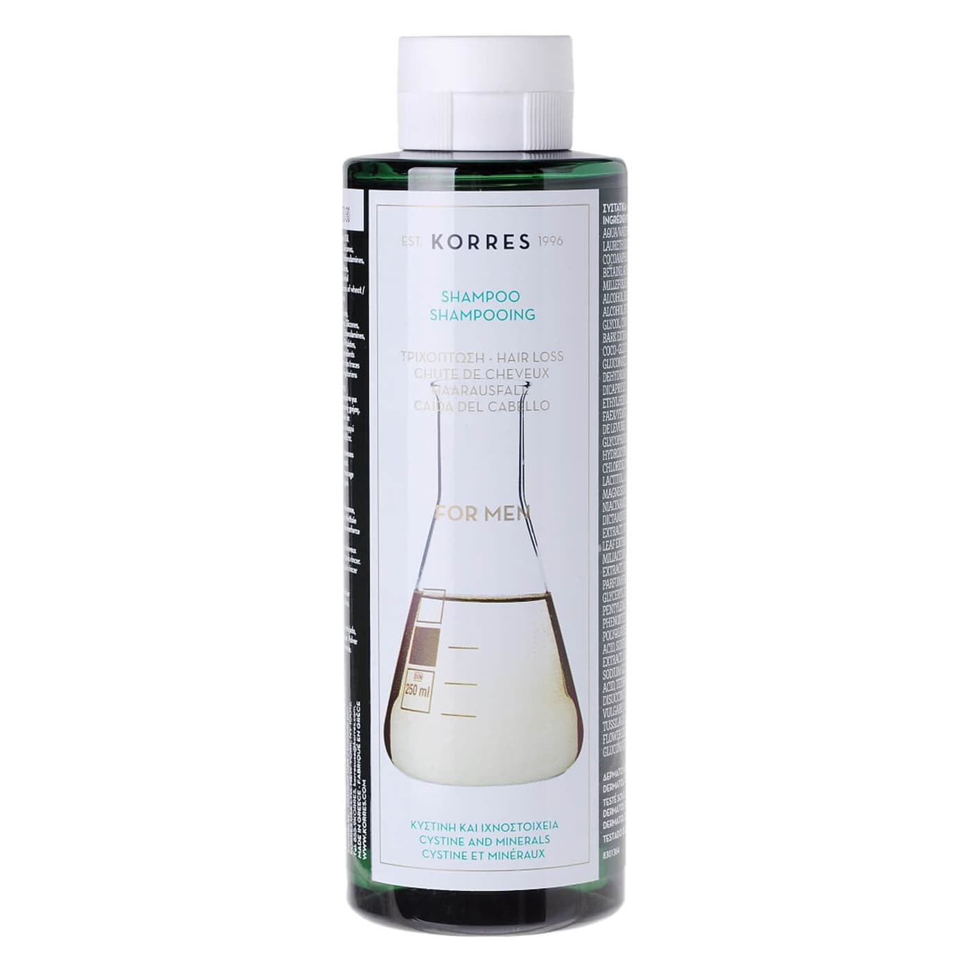 Korres Haircare - Cystine Minerals Anti Hair-Loss Shampoo Men