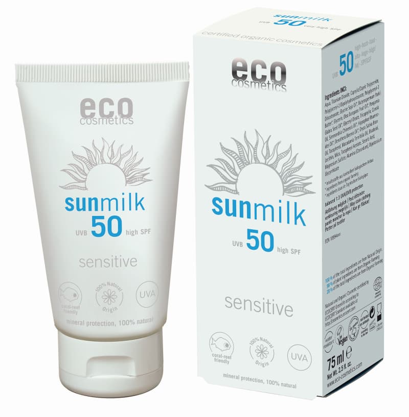 Eco Cosmetics - Sonnenmilch Sensitiv LSF50