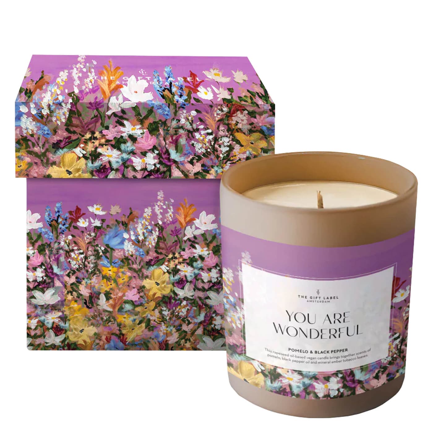 TGL Home - Candle Glass Pomelo & Black Pepper You Are Wonderful