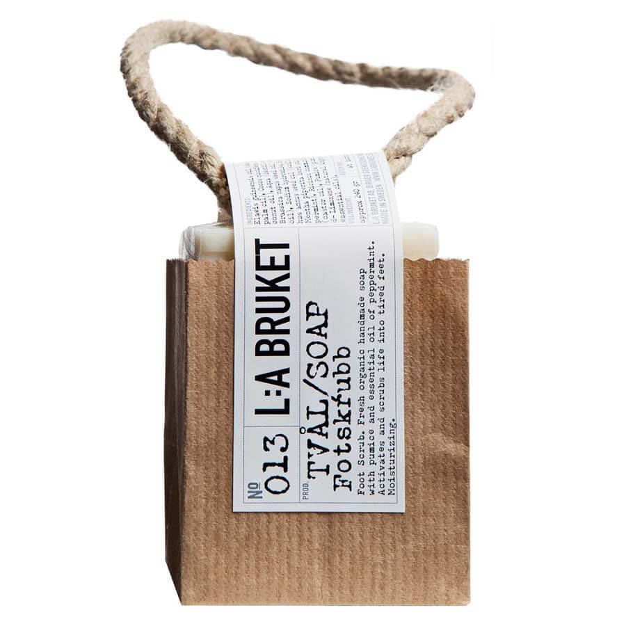 L:A Bruket - No.013 Bar Soap Foot Scrub Peppermint
