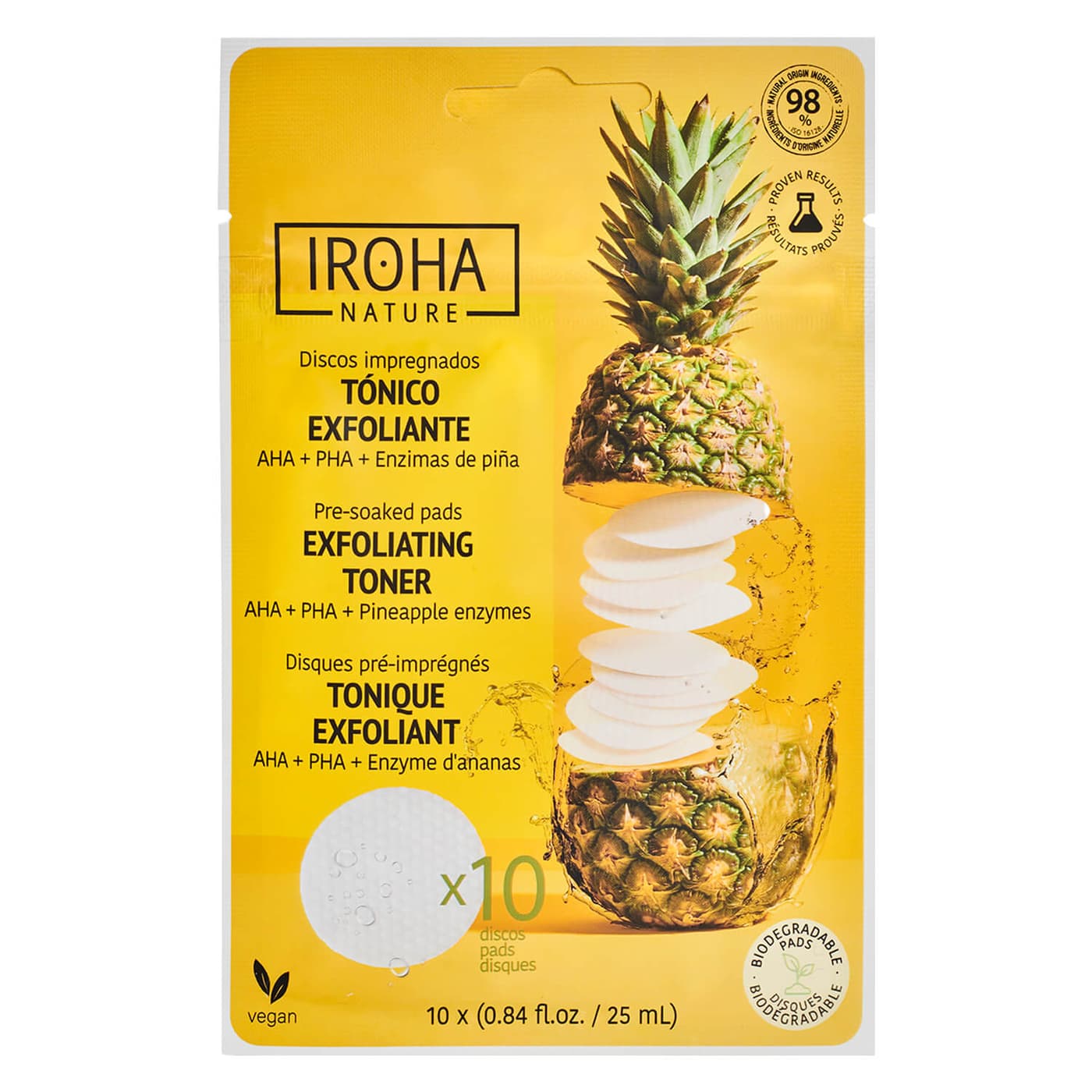 Iroha Nature - Exfoliating Toner Pads