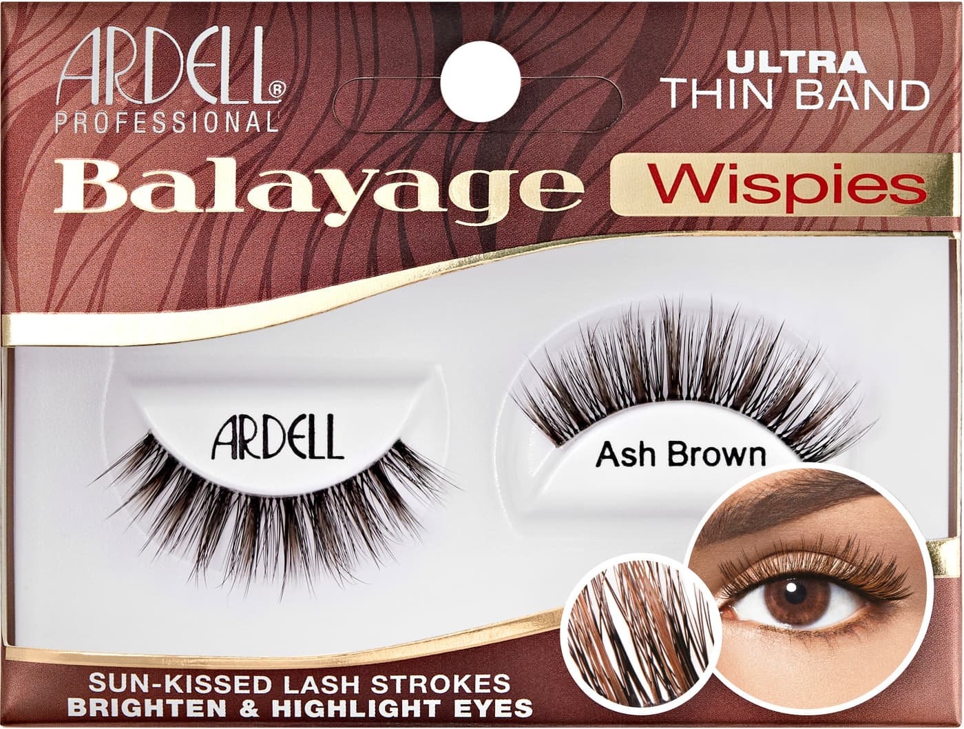 Ardell False Lashes - Balayage Wispies Ash Brown