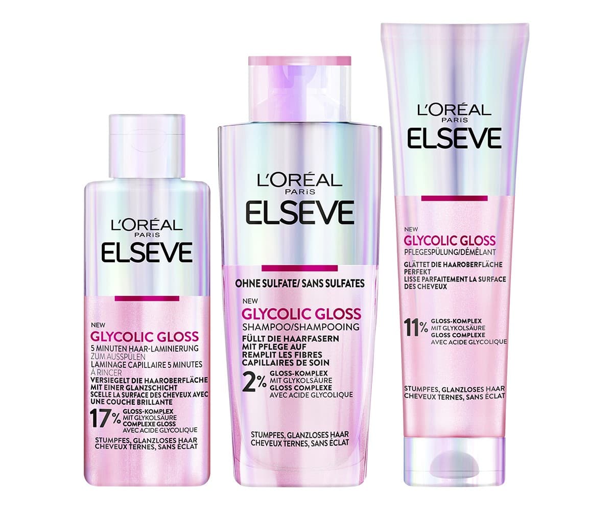 LOréal Elseve Haircare - Glycolic Gloss Set Trio
