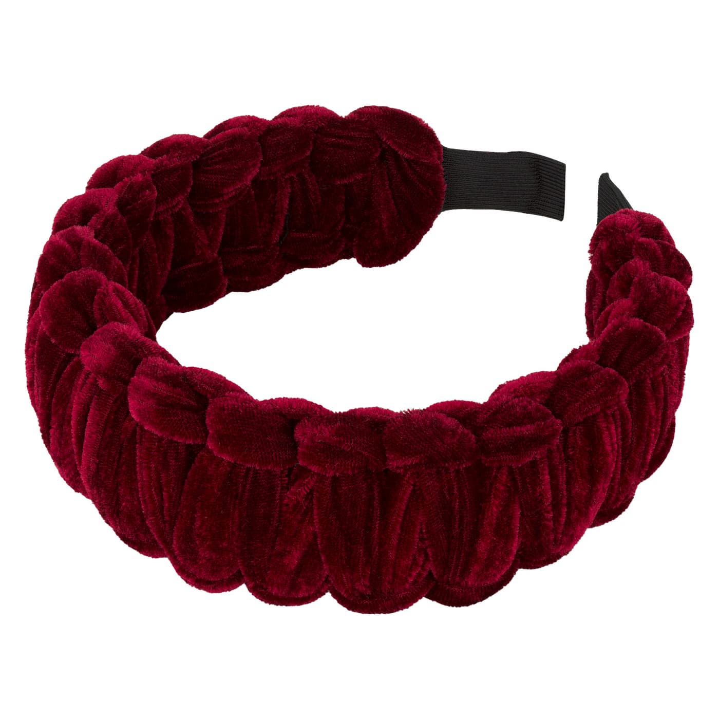 TRISA Hair - Velvet Hairband Burgundy
