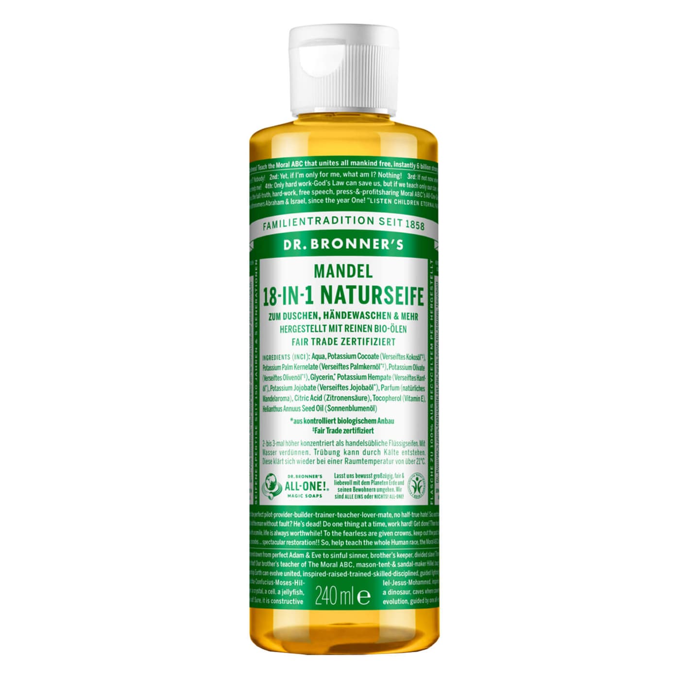 DR. BRONNER'S - 18-IN-1 Flüssigseife Mandel