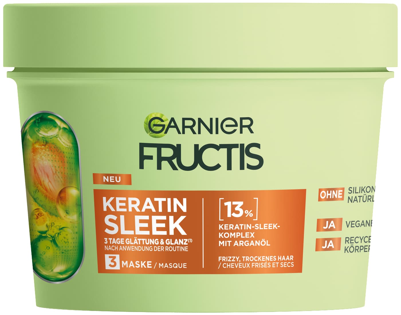 Fructis Sleek - Keratin Sleek Maske