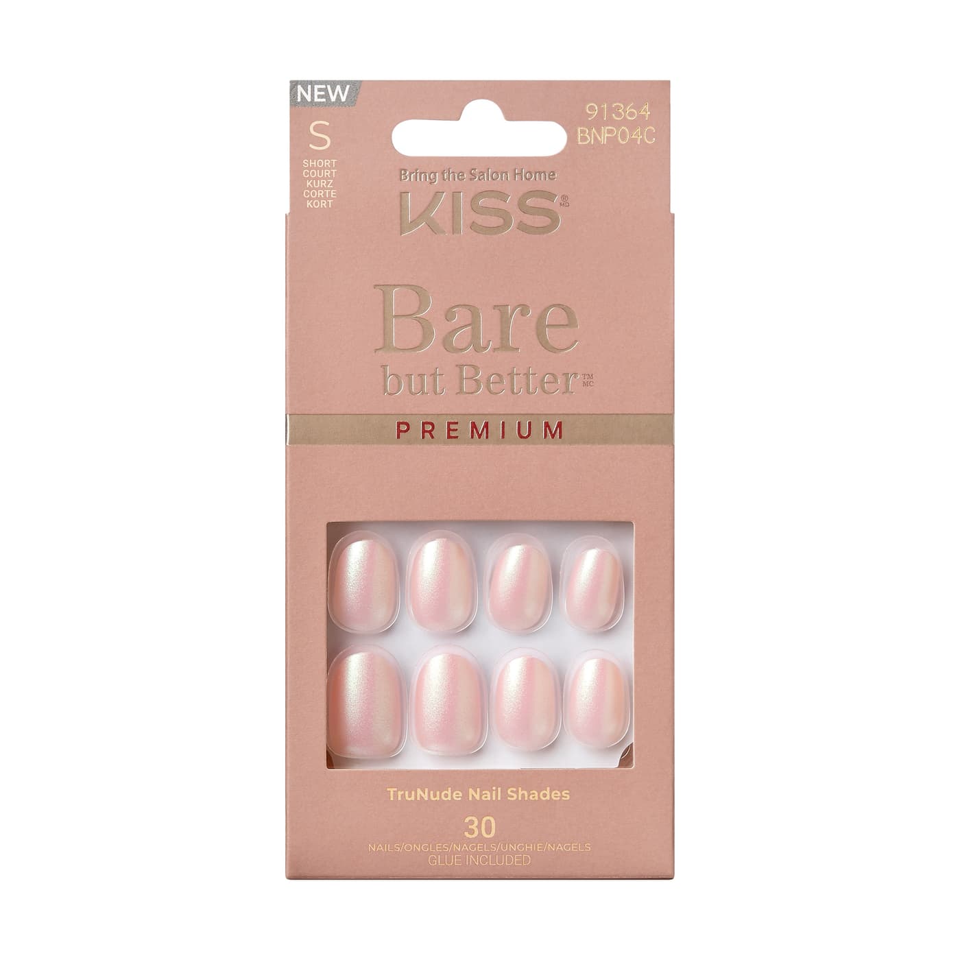 KISS Nails - Ks Bare-but-better Premium Nails - Mocha