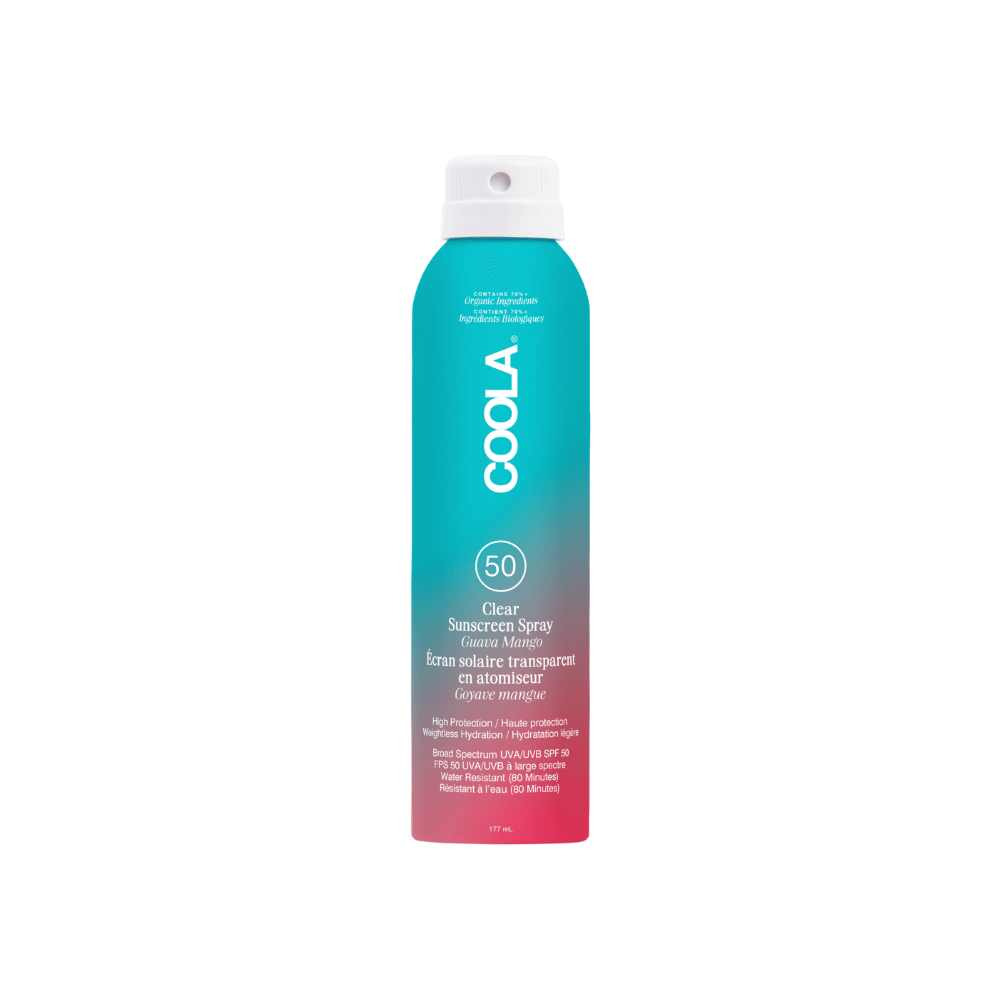 COOLA - Classic Body Organic Sunscreen Spray SPF50 Guava Mango