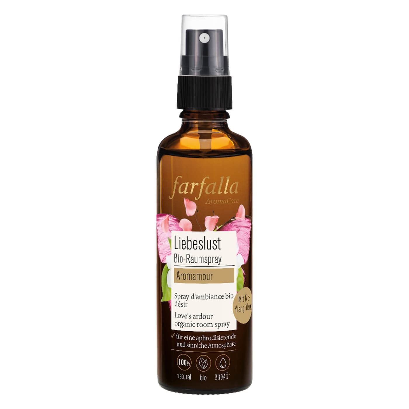 Farfalla Aromamour - Liebeslust Bio-Raumspray