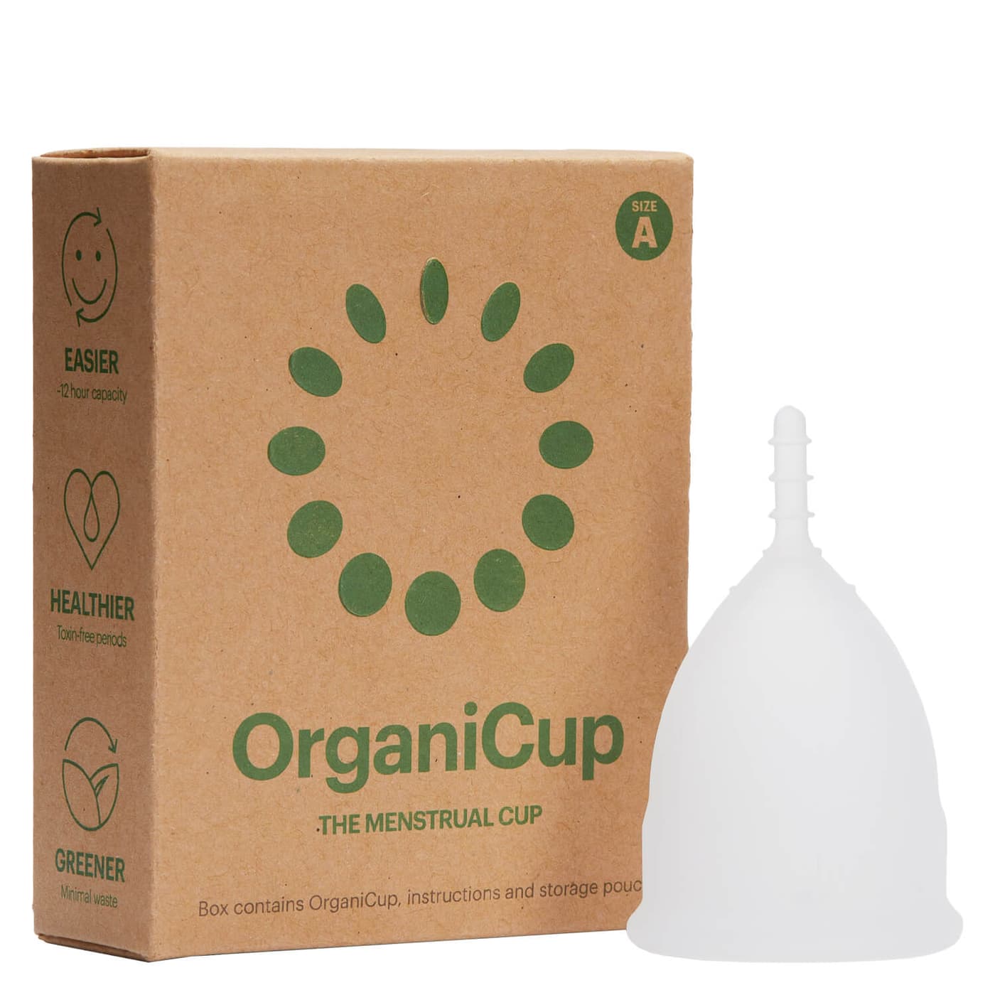 OrganiCup Menstrual Cup Size A