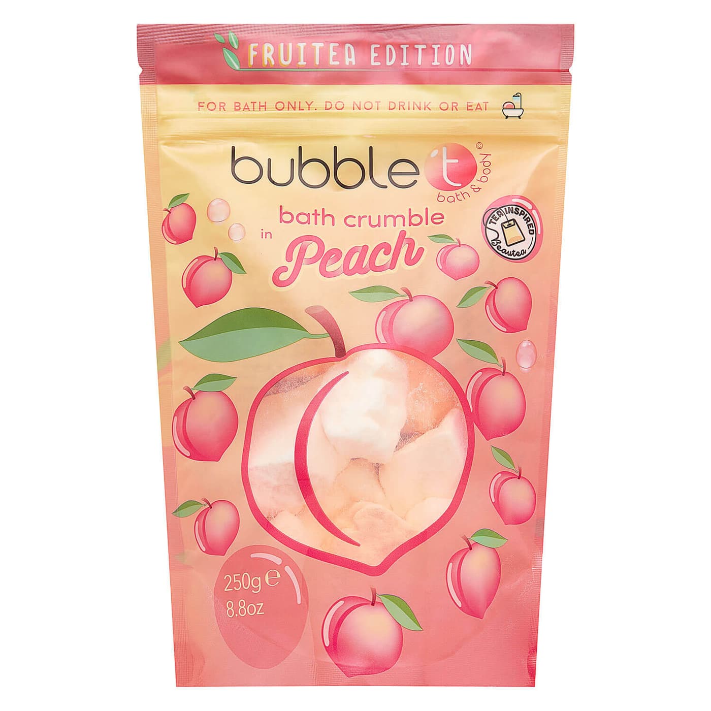 bubble t - Fruitea Bath Crumble Peach