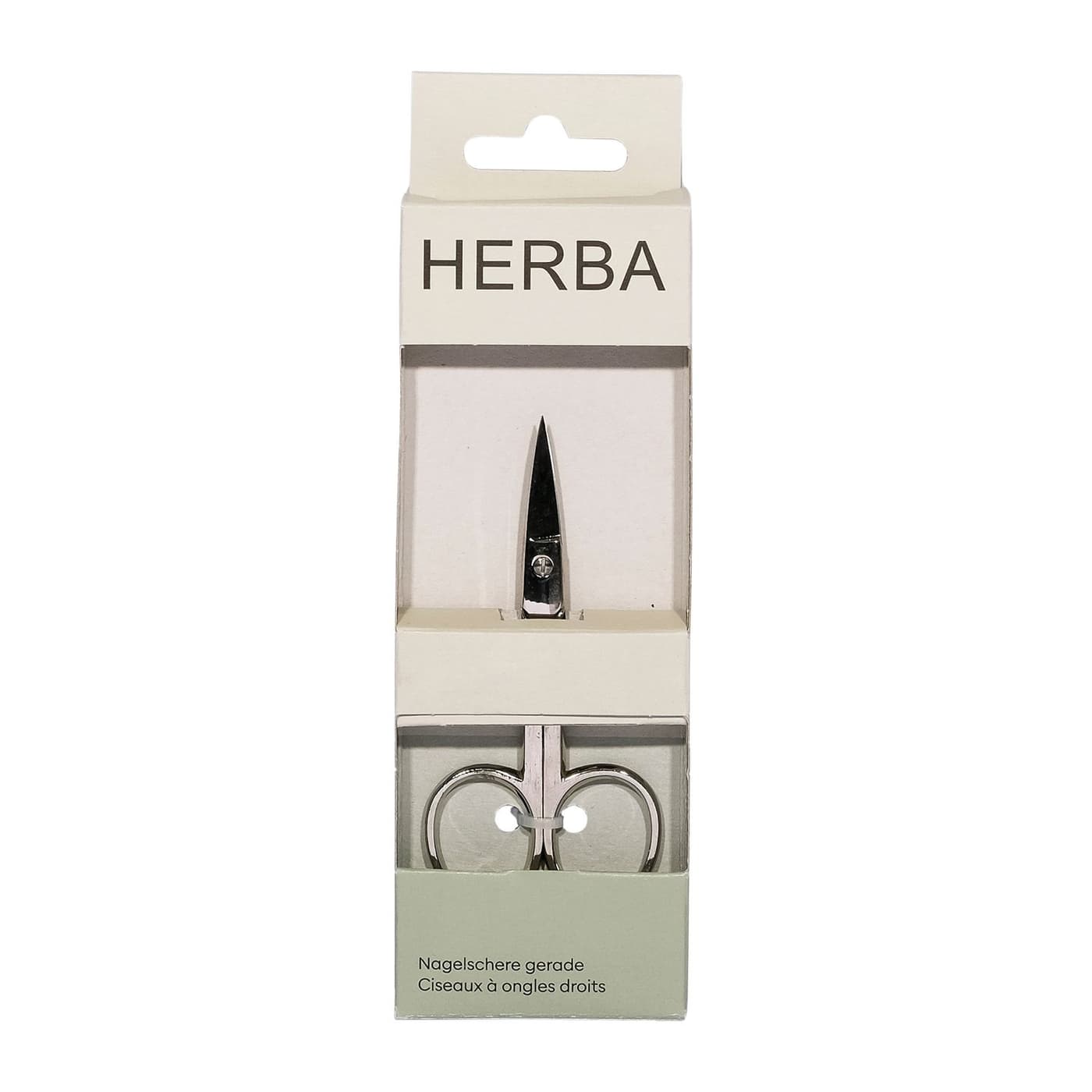 Herba - Nagelschere vernickelt gerade