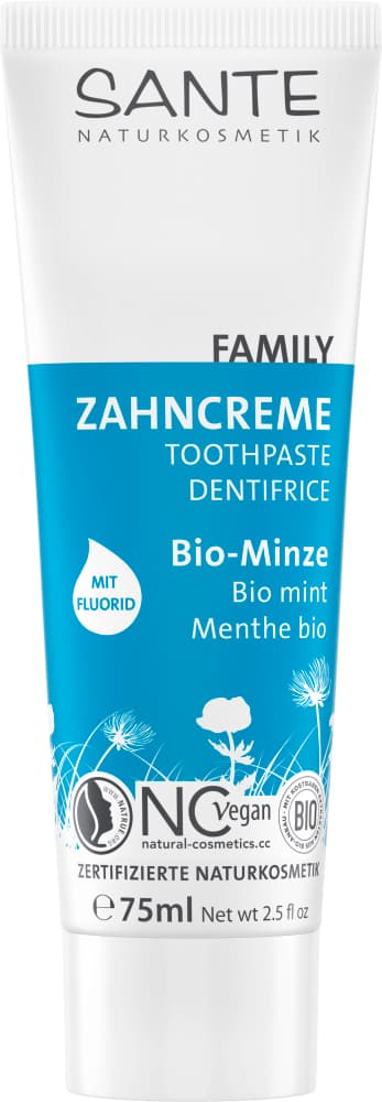 Sante - Fam. Zahncreme Minze mit Fluor