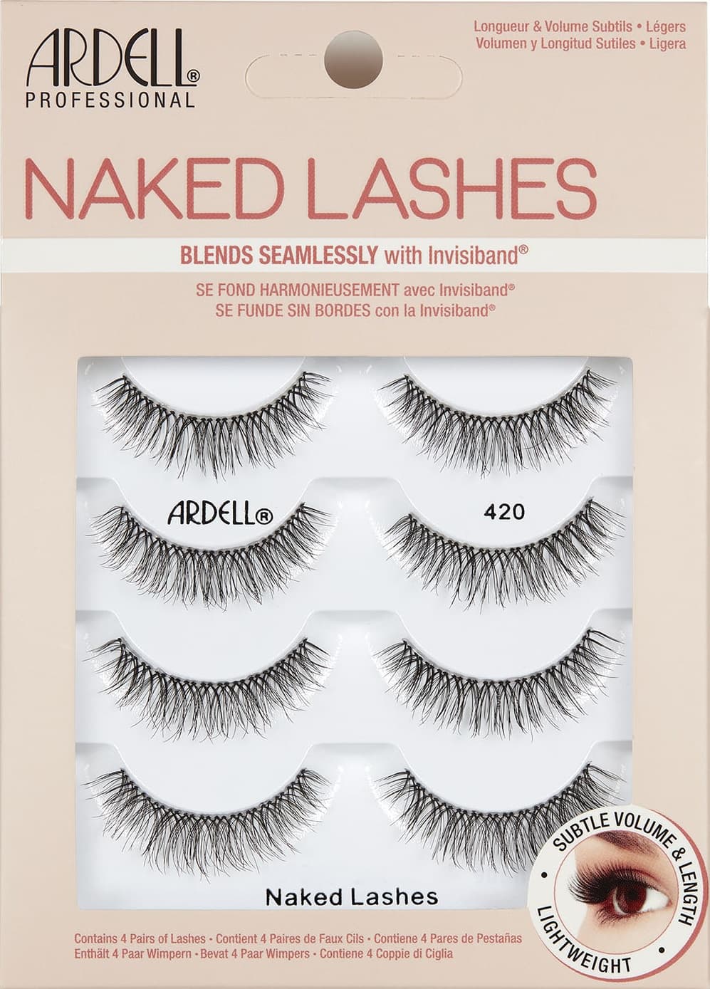 Ardell False Lashes - Naked Lashes 420 Multipack