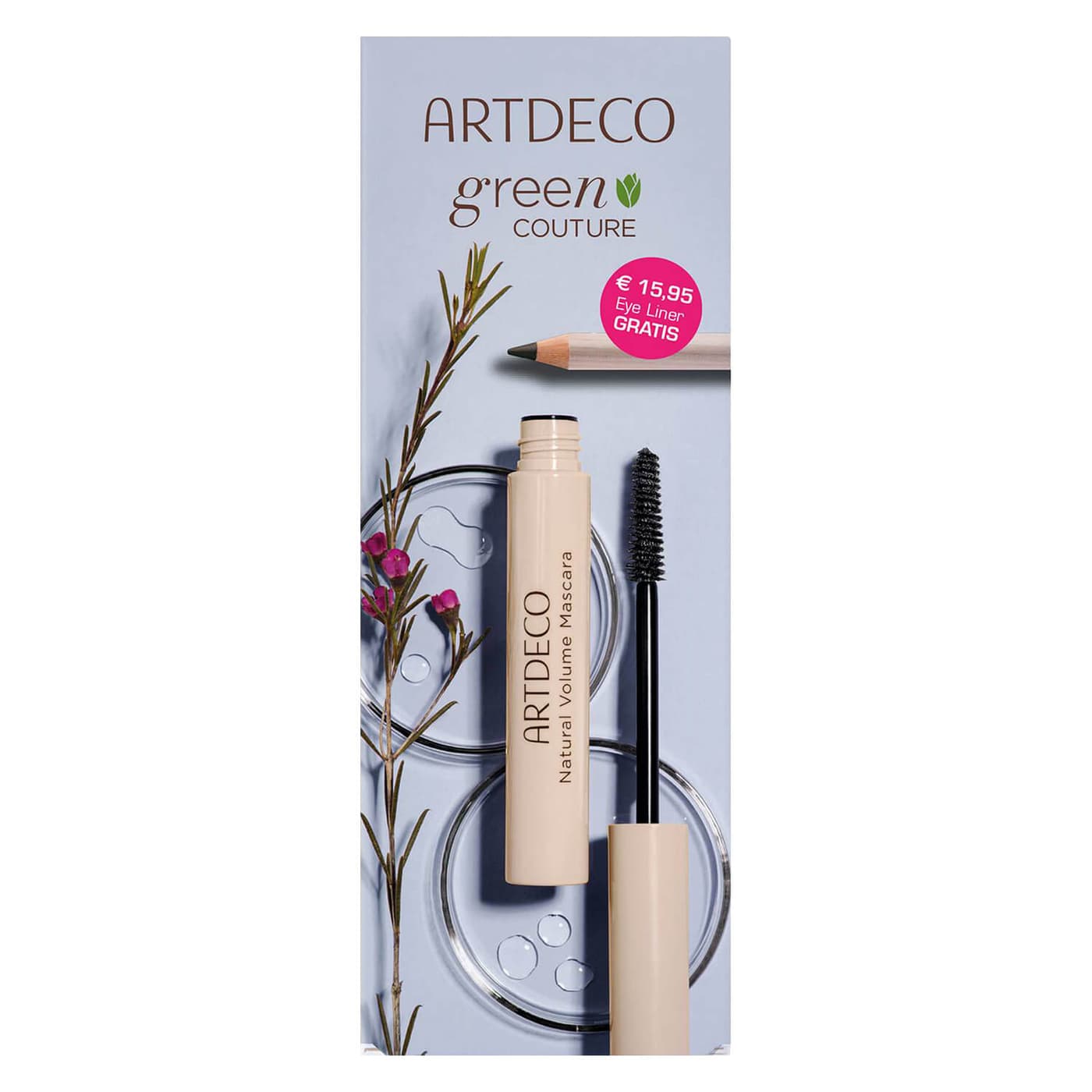 green COUTURE - Natural Volume Mascara & Smooth Eyeliner Set