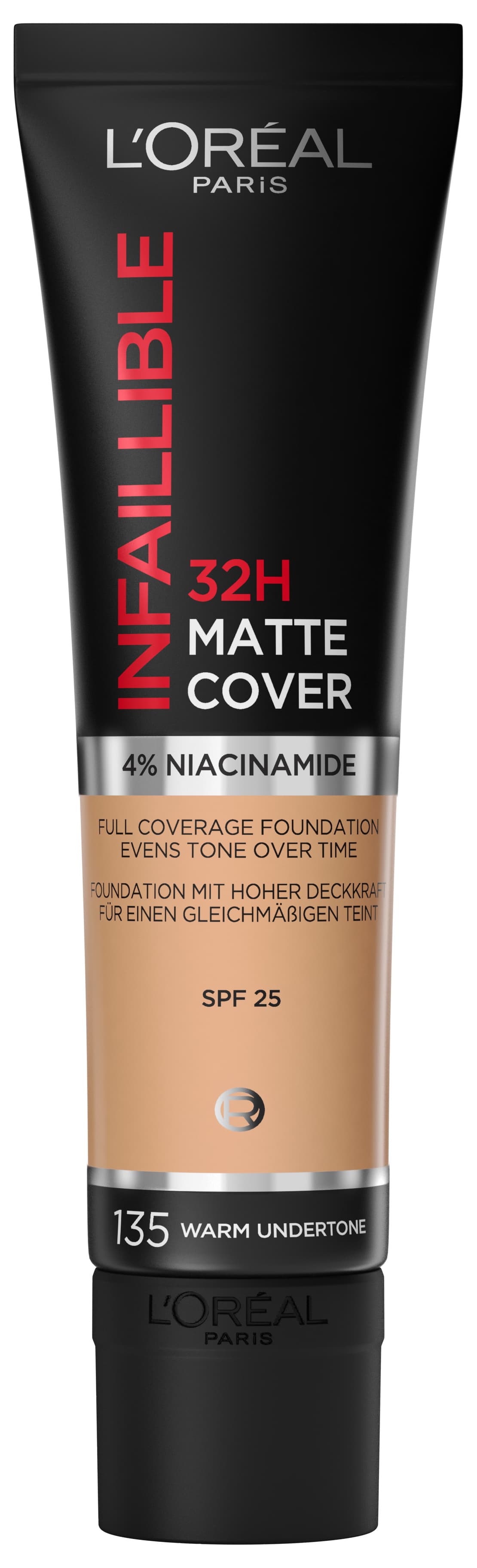 L'Oréal Infaillible - 32H Matte Cover 135 Warm Undertone