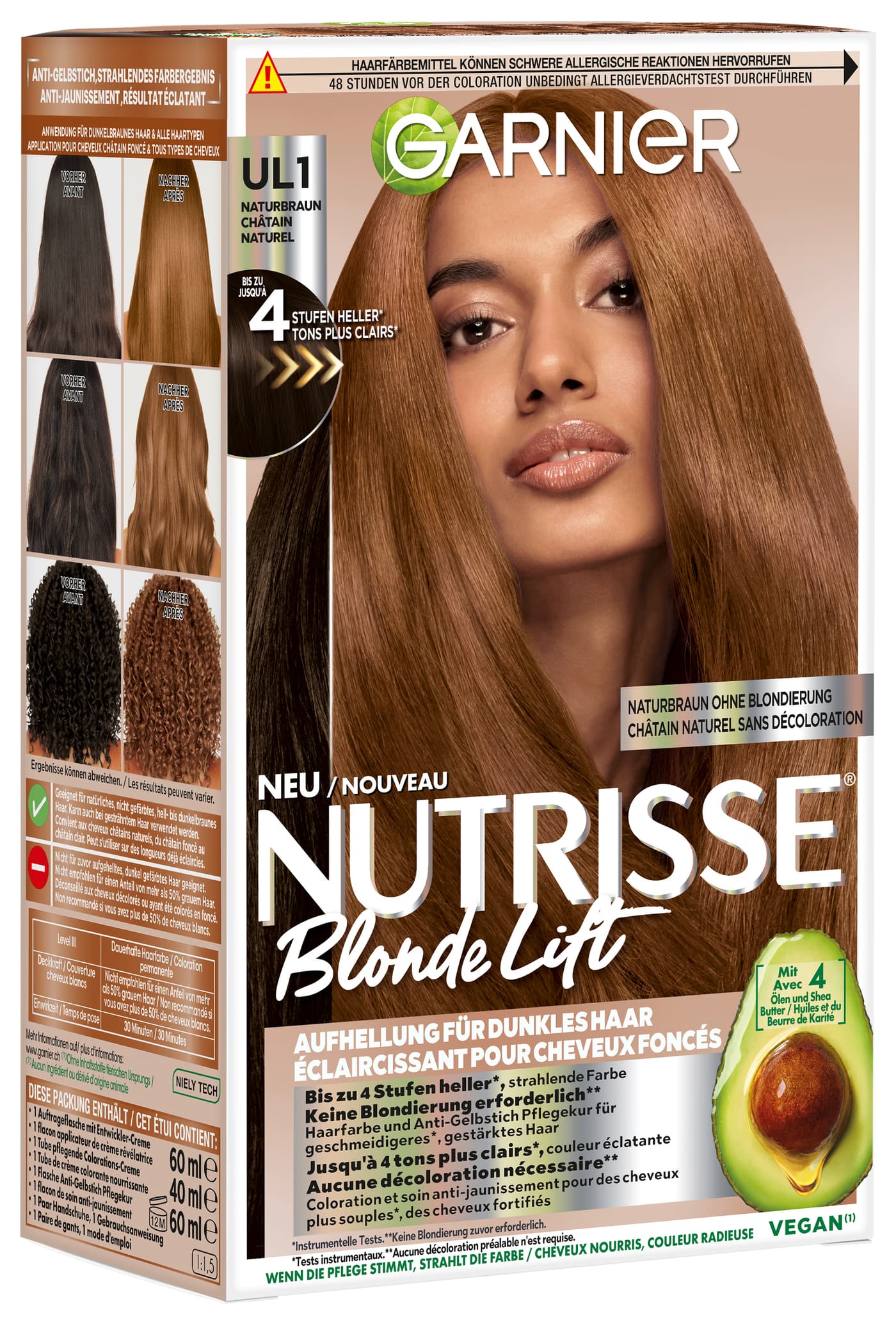 Nutrisse - Nutrisse Blonde Lift Naturbraun - Aufhellung Für Dunkles Haar Ul1