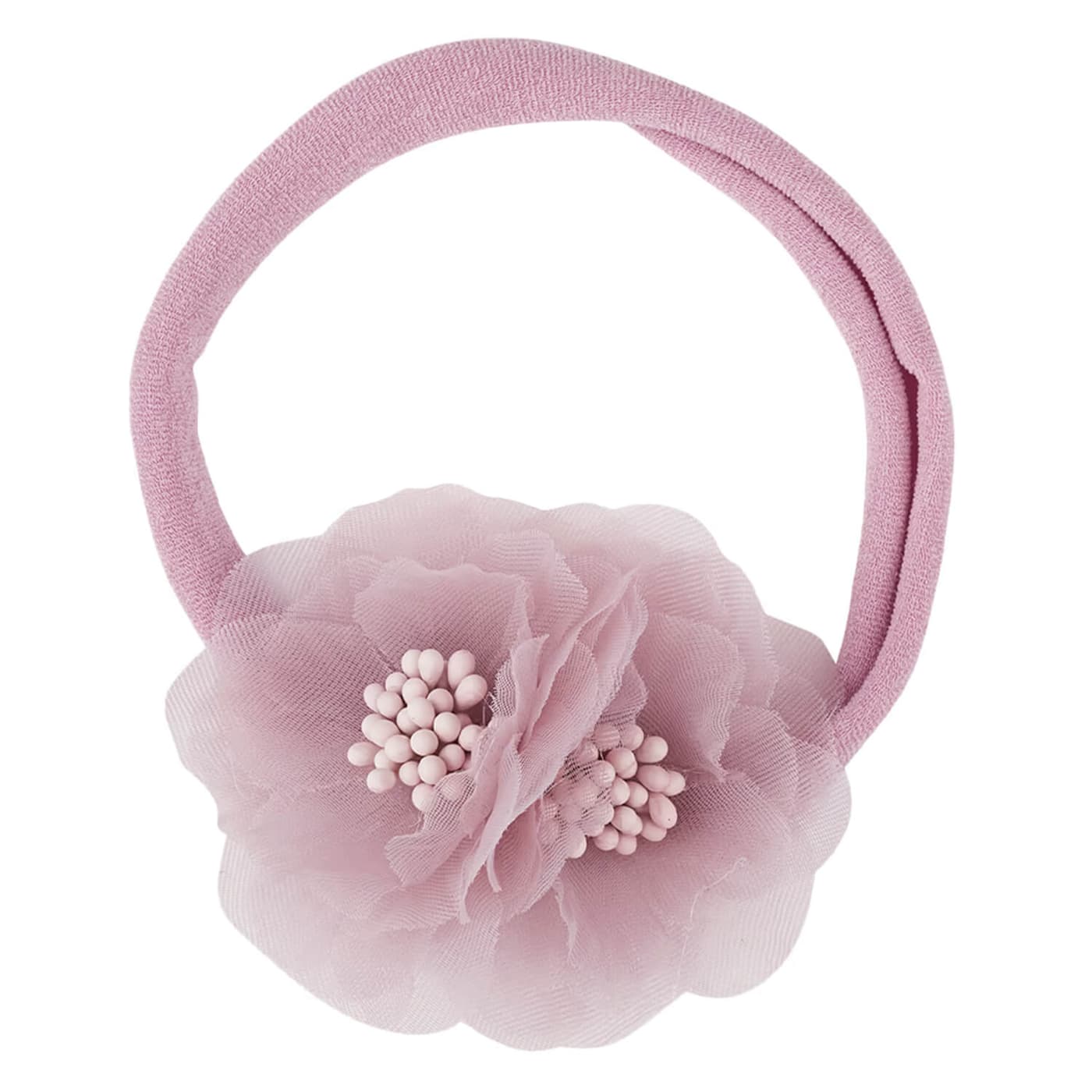 Celebride Baby Haarband Blumen Elastisch Lila