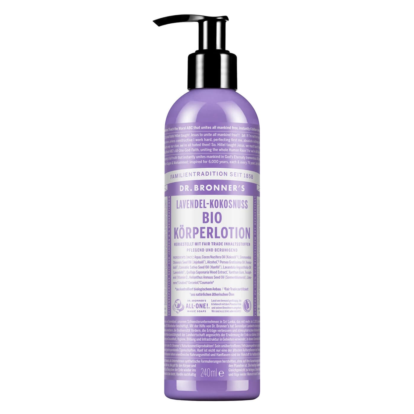 DR. BRONNER'S - Body Lotion Lavender Coconut