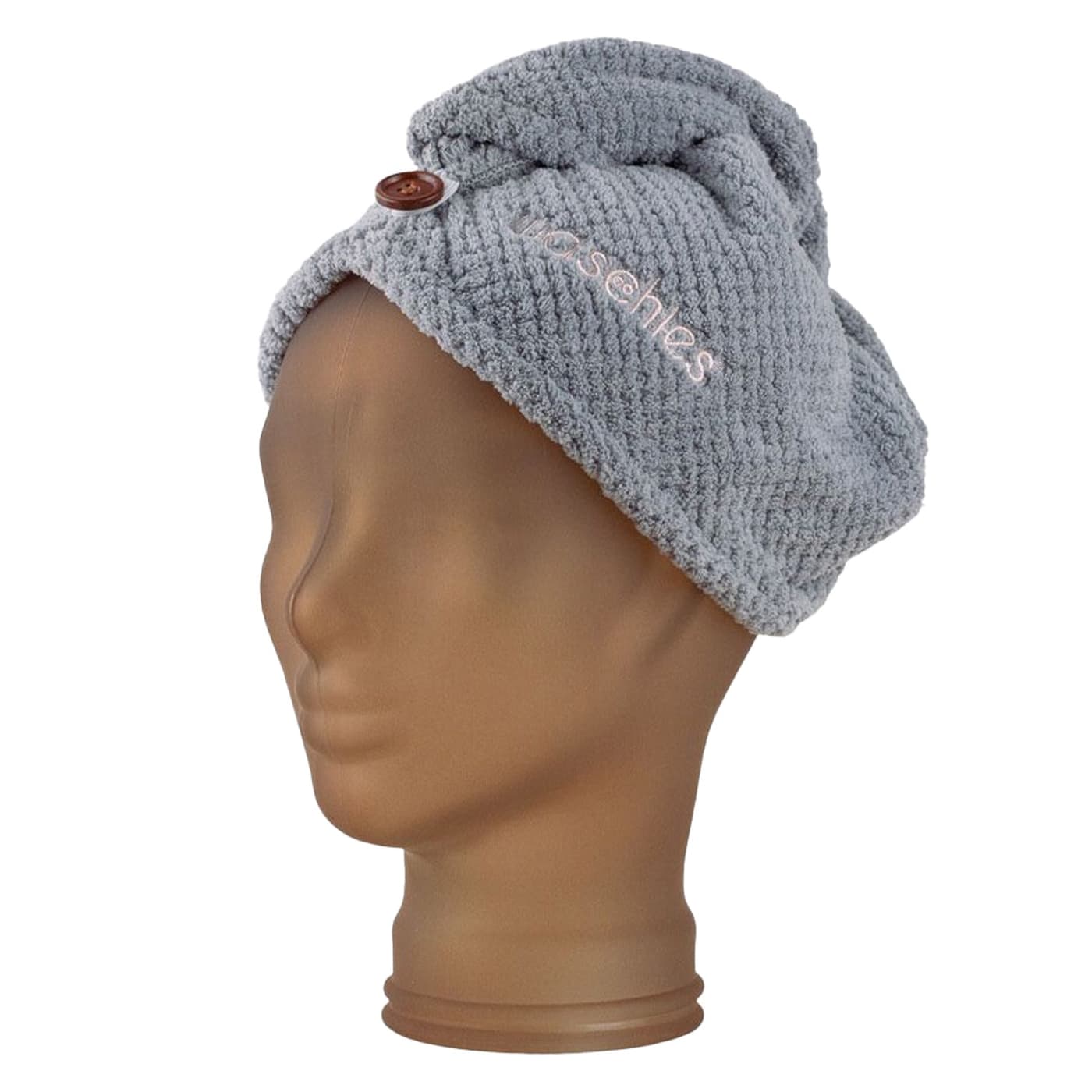 Waschies Faceline - Haar-Turban Grau Edition