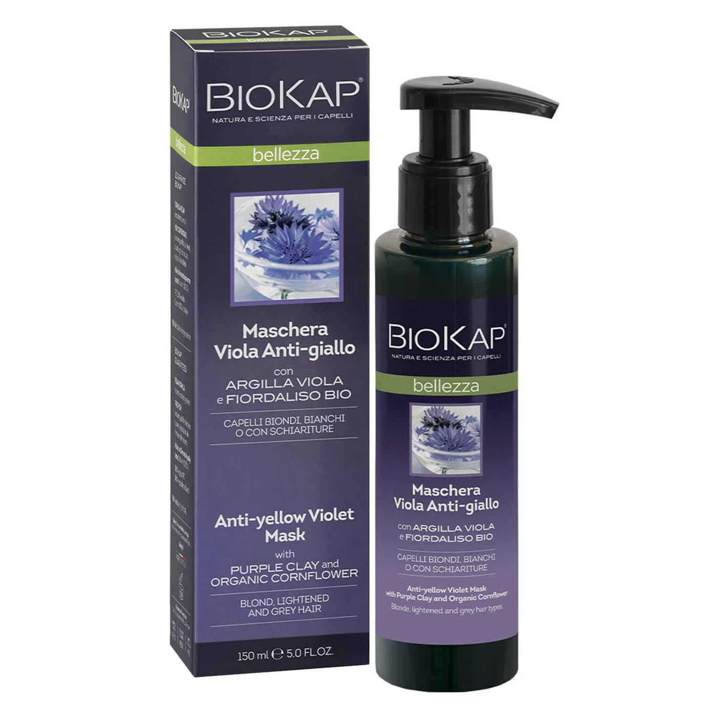 BIOKAP Bellezza - Anti-Gelb Violet Maske