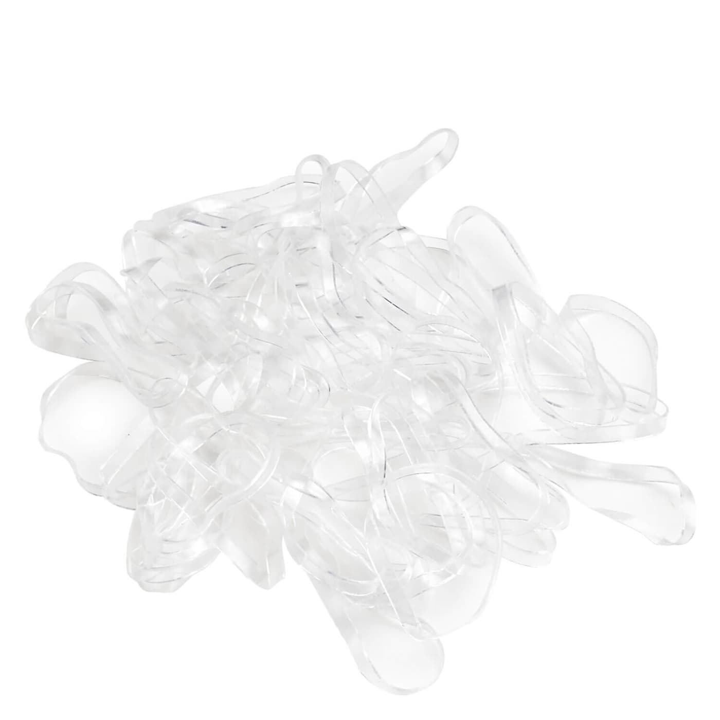 DailyGO - Mini-Haargummi Silikon transparent