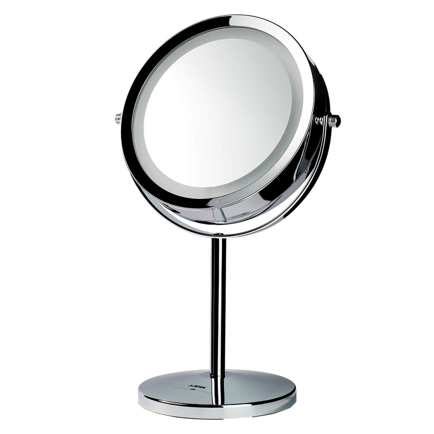 TRISA Beauty - Standkosmetikspiegel Silber mit LED x1 und x5