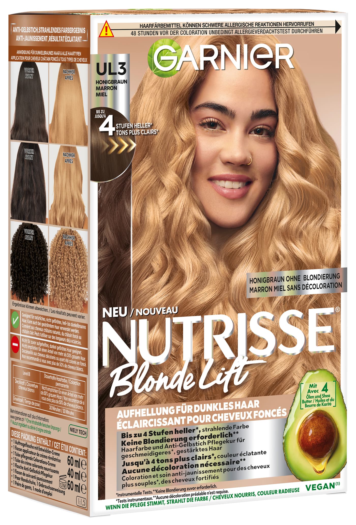 Nutrisse - Nutrisse Blonde Lift Honigbraun - Aufhellung Für Dunkles Haar Ul3