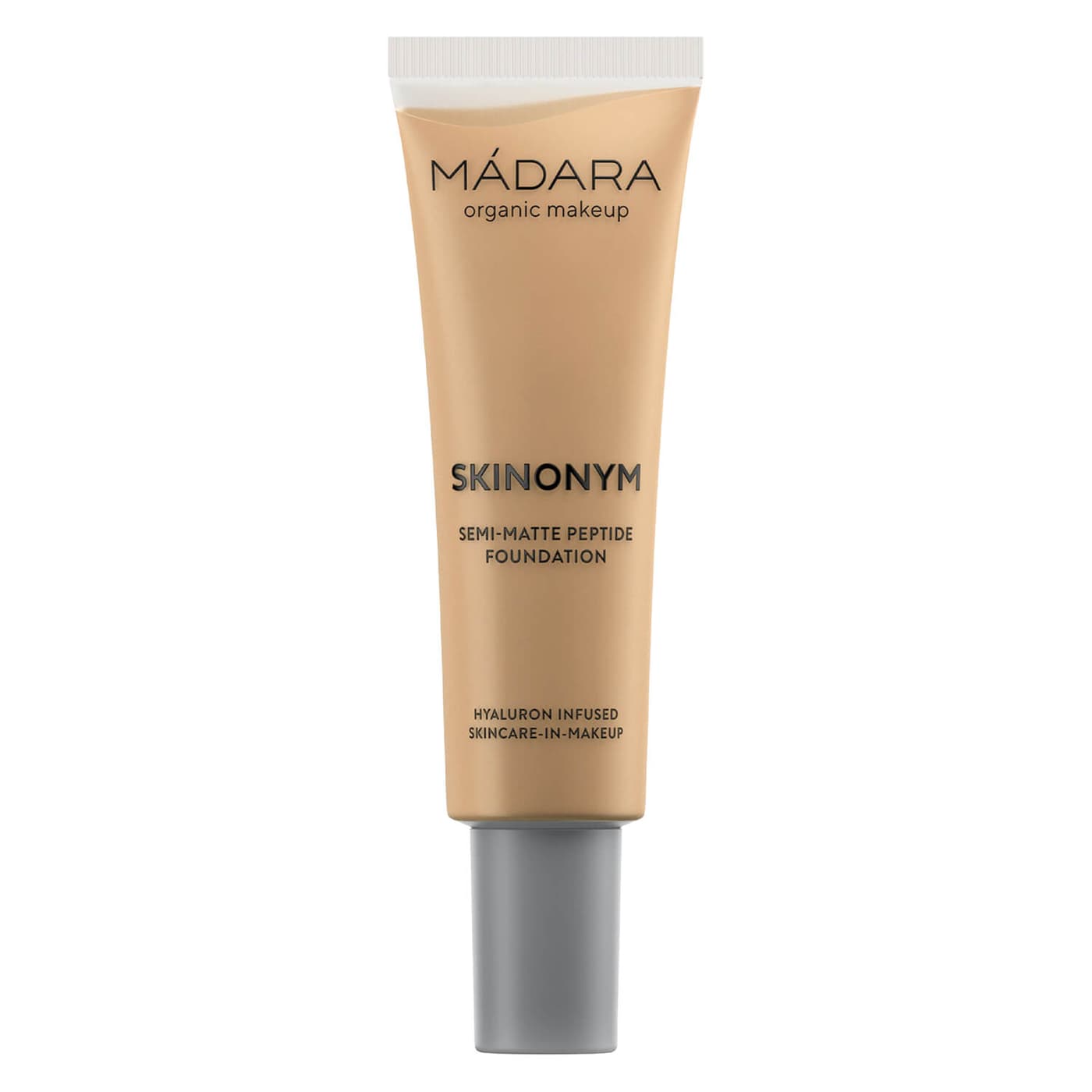 MÁDARA Teint - SKINONYM Semi-Matte Peptid-Foundation Golden Sand 50