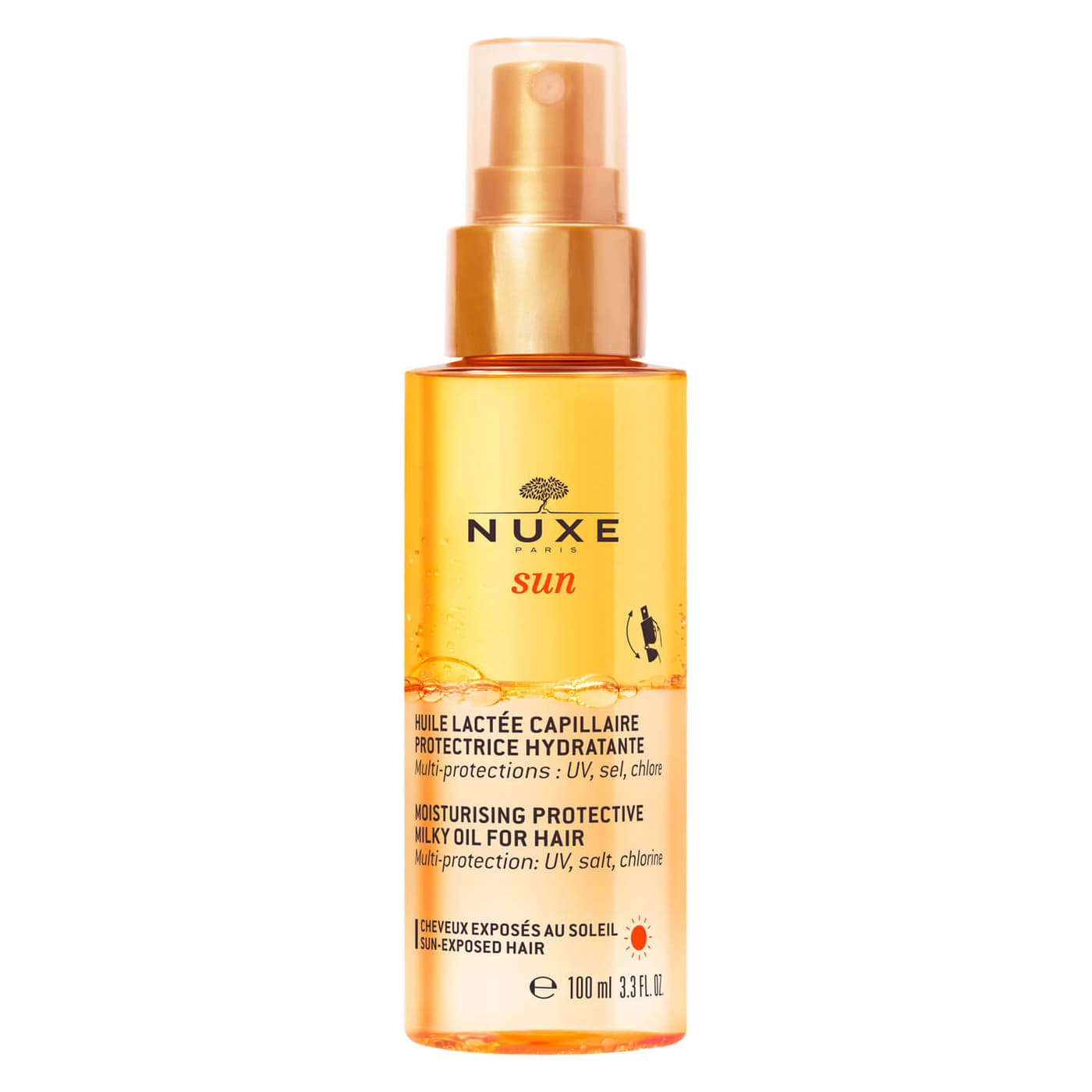 Nuxe Sun - Huile Lactée Capillaire Protectrice Spray