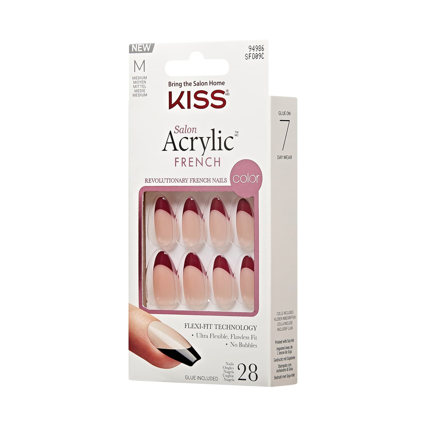 KISS Nails - Salon Acrylic French Color - Catchy