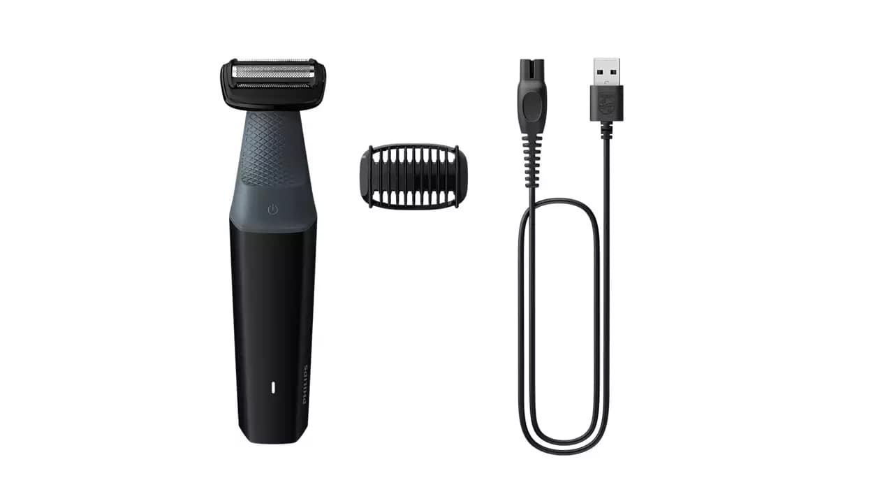 Philips BODYgroom - Series 3000 Wasserfester Trimmer Für Körper Und Intimbereich  Bg3017/01