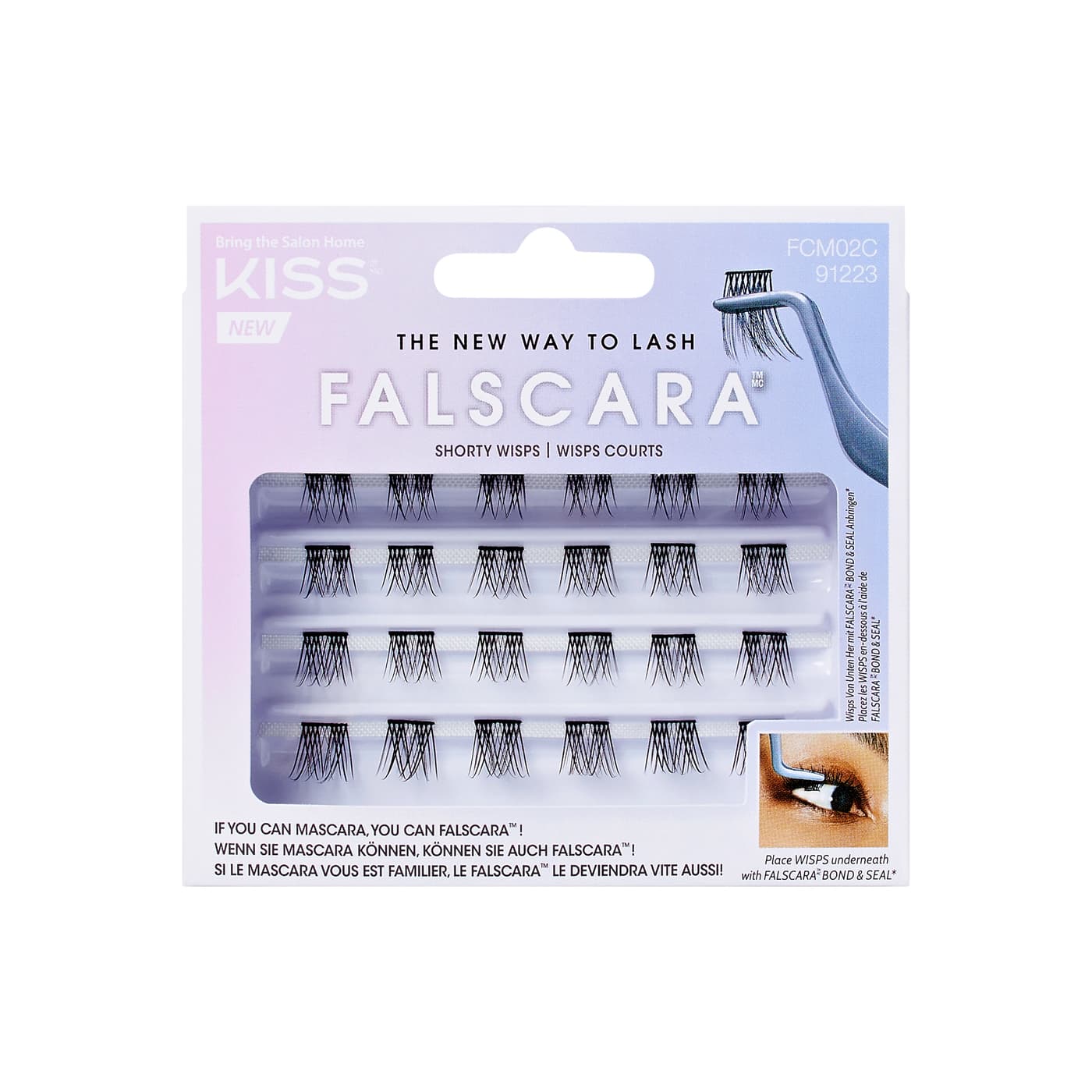 KISS Lashes - Falscara Eyelash Wisp Multi - Shorty
