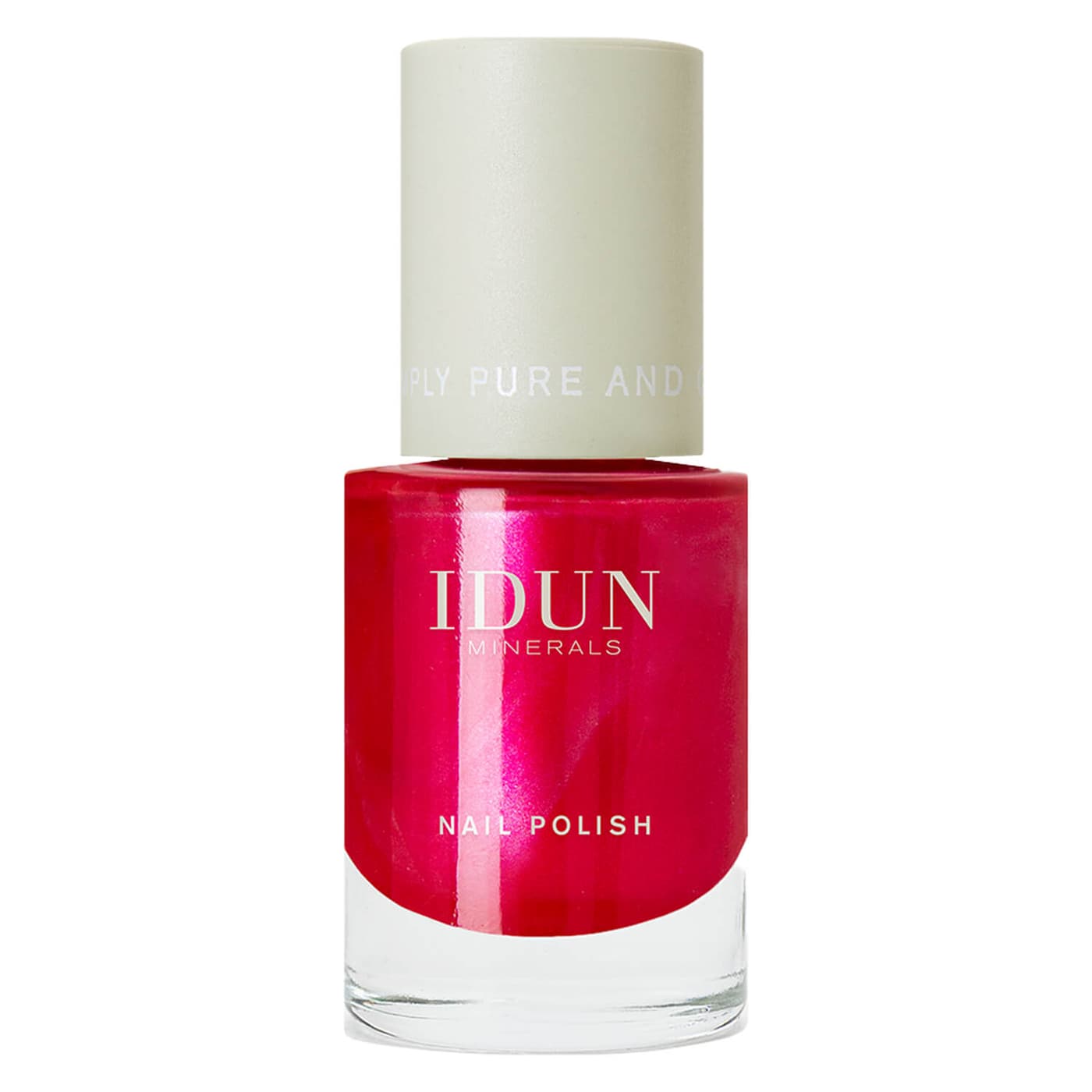 IDUN Nails - Nail Polish Cinnober Metallic Raspberry
