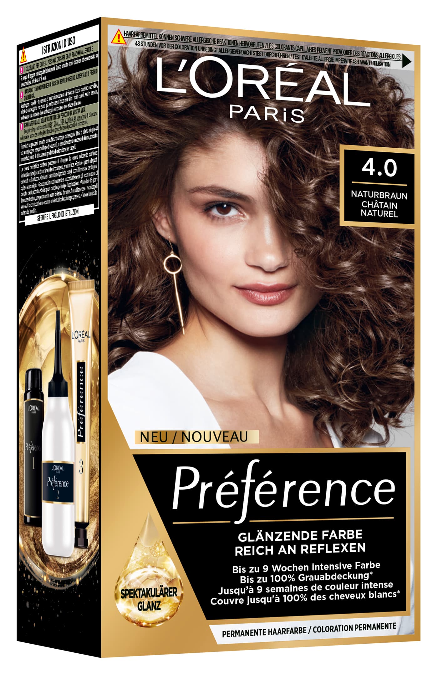 L'Oreal  Preference - Préférence 4 Naturbraun